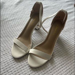 White Heels Size 8.5